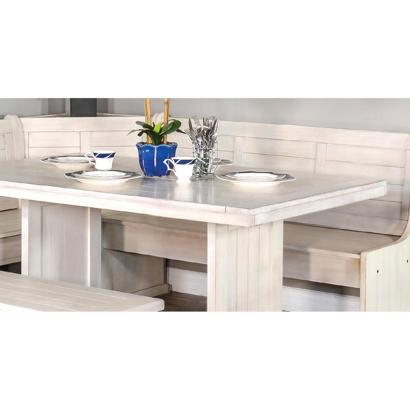 Sunny Designs Bayside Dining Table with Trestle Base 0113MW-T IMAGE 2