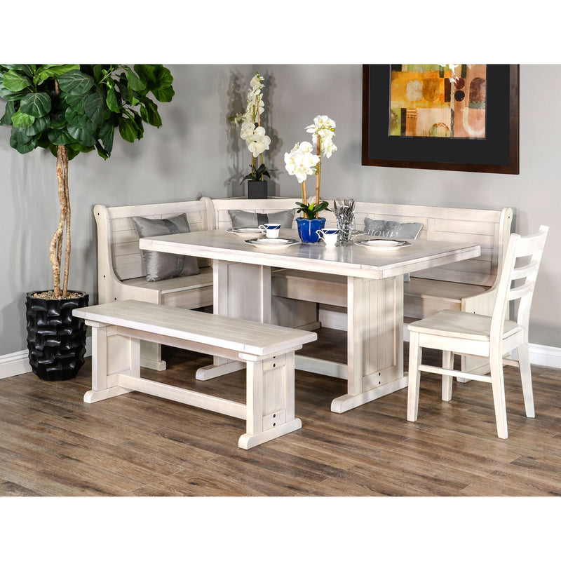Sunny Designs Bayside Dining Table with Trestle Base 0113MW-T IMAGE 4