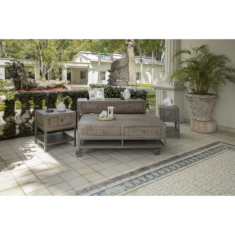 International Furniture Direct Urban Gray Sofa Table IFD5631SOF IMAGE 7