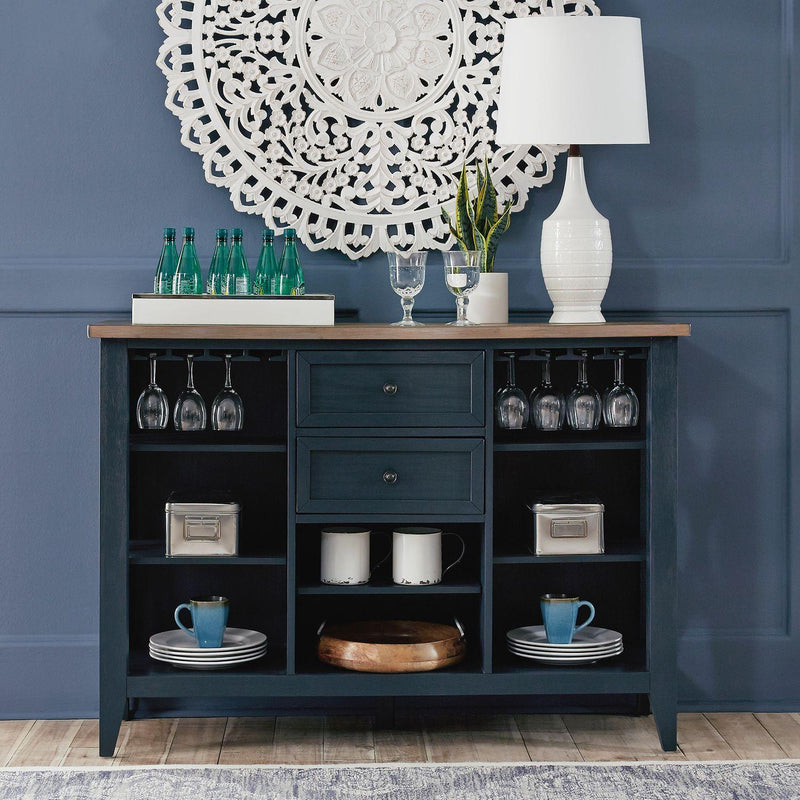 Liberty Furniture Industries Inc. Lakeshore 519NY-SR5640 Server - Navy IMAGE 9