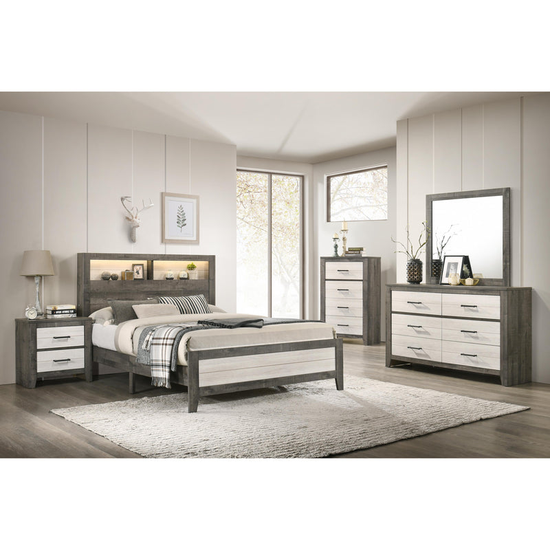  Crown Mark Rhett B8170-Q-BED Queen Bookcase Bed IMAGE 4