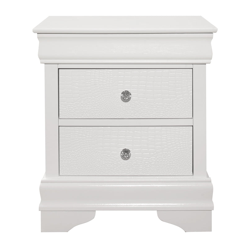 Homelegance Lana 2-Drawer Nightstand 1556W-4 IMAGE 1