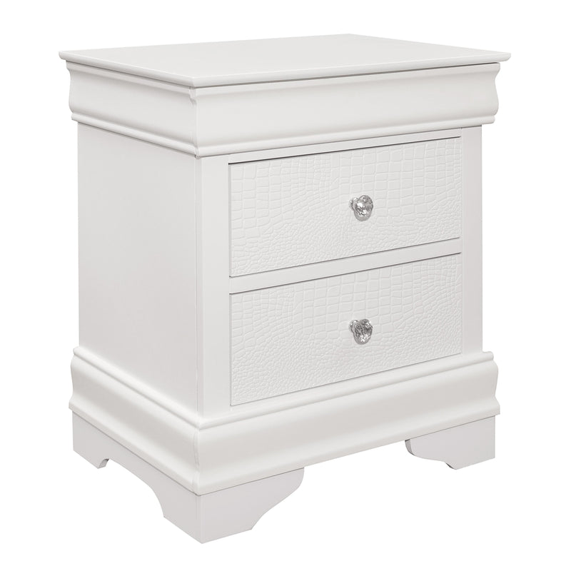 Homelegance Lana 2-Drawer Nightstand 1556W-4 IMAGE 2