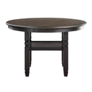 Homelegance Round Asher Dining Table with Pedestal Base 5800BK-48RD IMAGE 1