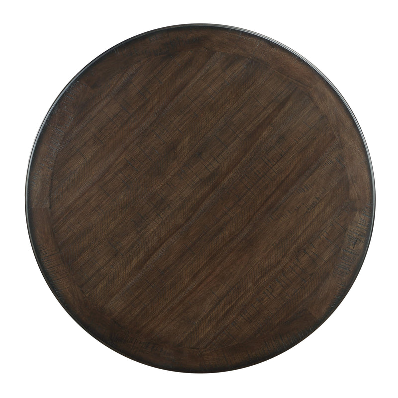 Homelegance Round Asher Dining Table with Pedestal Base 5800BK-48RD IMAGE 3