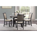 Homelegance Round Asher Dining Table with Pedestal Base 5800BK-48RD IMAGE 4
