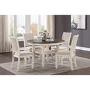 Homelegance Round Asher Dining Table with Pedestal Base 5800WH-48RD IMAGE 4