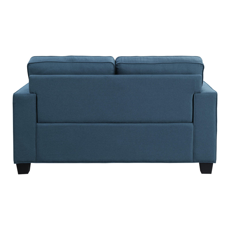 Homelegance Elmont Stationary Fabric Loveseat 9327BU-2 IMAGE 4