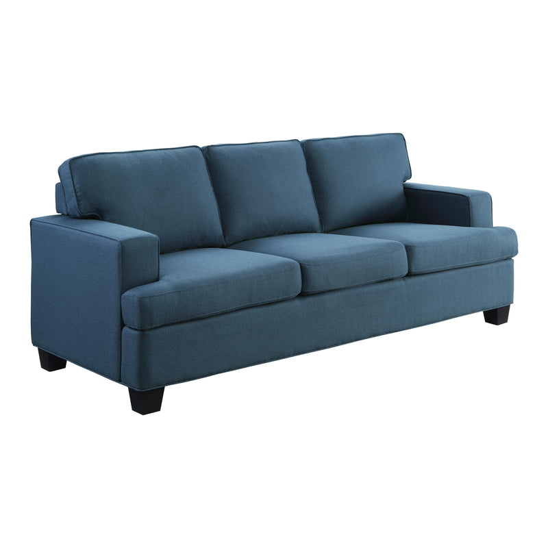 Homelegance Elmont Stationary Fabric Sofa 9327BU-3 IMAGE 2