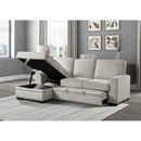 Homelegance Morelia 9468BE*2LC2R 2 pc Sectional with Pull-out Bed and Left Chaise with Hidden Storage IMAGE 9