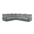 Homelegance Tesoro 9509DG*6LRRR 6 pc Modular Reclining Sectional IMAGE 1