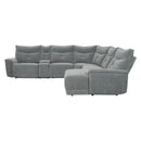 Homelegance Tesoro 9509DG*6LRPWH5R 6 pc Modular Power Reclining Sectional with Power Headrests, and USB Ports IMAGE 2