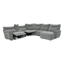 Homelegance Tesoro 9509DG*6LRPWH5R 6 pc Modular Power Reclining Sectional with Power Headrests, and USB Ports IMAGE 4