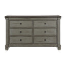 Homelegance Weaver 6-Drawer Dresser 1626GY-5 IMAGE 1