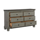 Homelegance Weaver 6-Drawer Dresser 1626GY-5 IMAGE 3