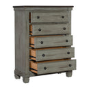 Homelegance Weaver 5-Drawer Chest 1626GY-9 IMAGE 3