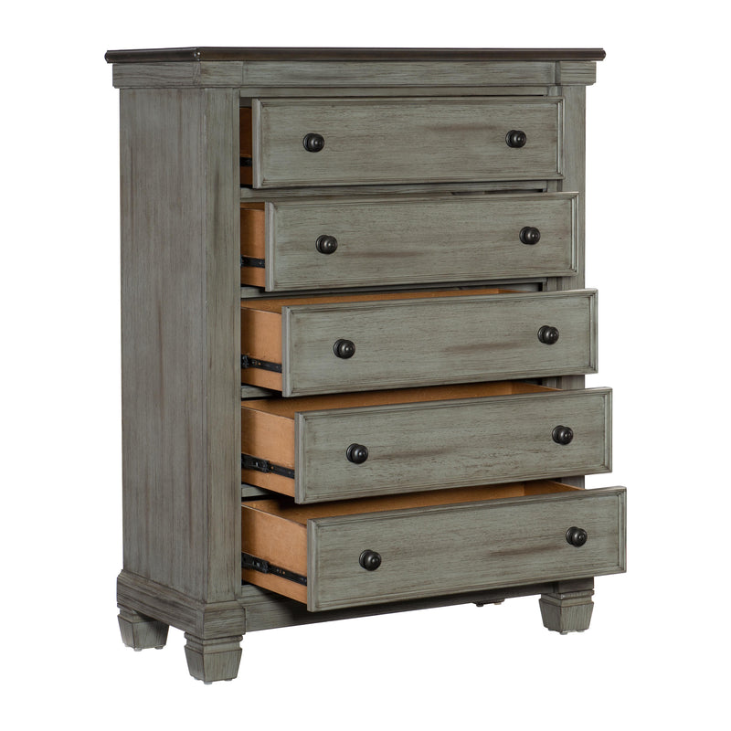 Homelegance Weaver 5-Drawer Chest 1626GY-9 IMAGE 3