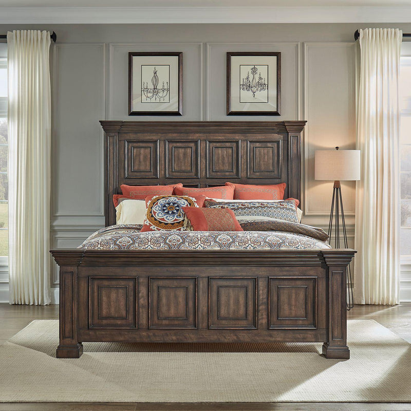 Liberty Furniture Industries Inc. Big Valley 361-BR-KPB King Panel Bed IMAGE 1