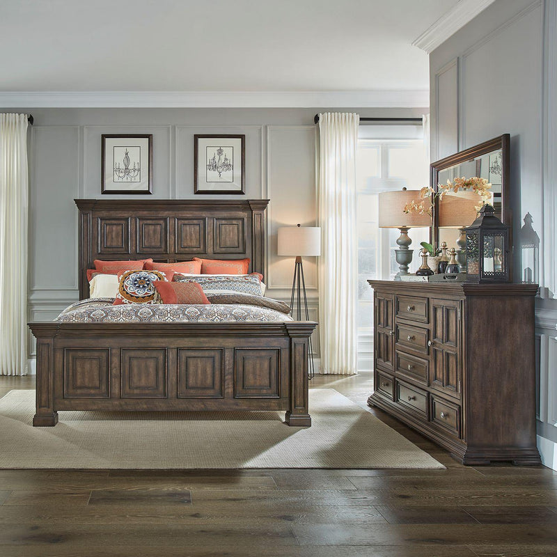 Liberty Furniture Industries Inc. Big Valley 361-BR-KPB King Panel Bed IMAGE 6