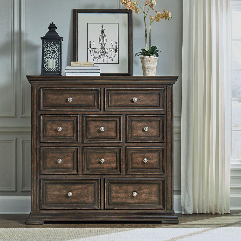 Liberty Furniture Industries Inc. Big Valley 361-BR32 10-Drawer Chesser IMAGE 7