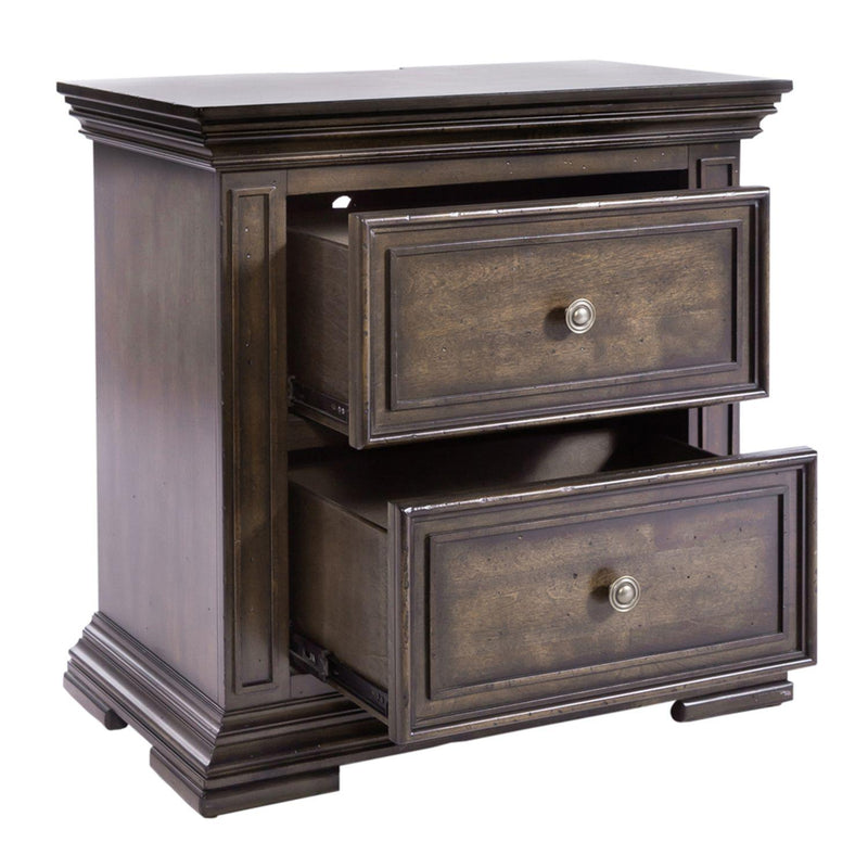 Liberty Furniture Industries Inc. Big Valley 361-BR61 2-Drawer Nightstand w/ Charging Station IMAGE 3