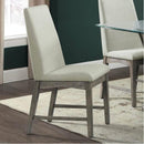 Elements International Dapper DPR300SCN Side Chair - Grey IMAGE 1