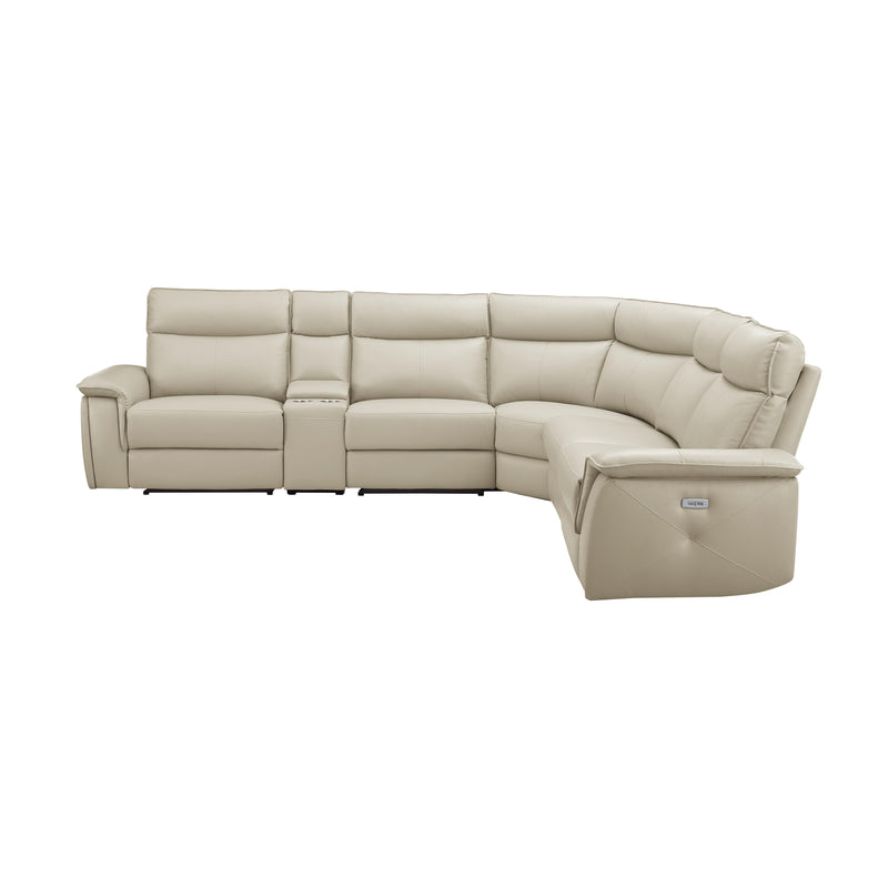 Homelegance Maroni 8259RFTP*6SCPWH 6 pc Modular Power Reclining Sectional with Power Headrests IMAGE 3