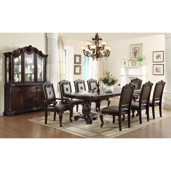  Crown Mark Kiera 2150 9 pc Rectangular Dining Set IMAGE 1