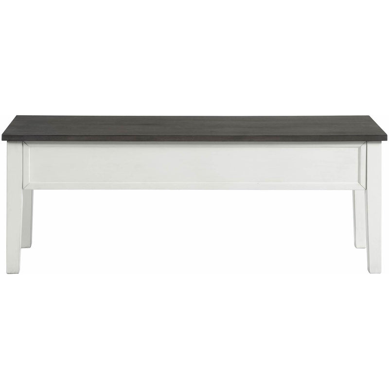 Elements International Kayla DKY300SBN Storage Bench IMAGE 2