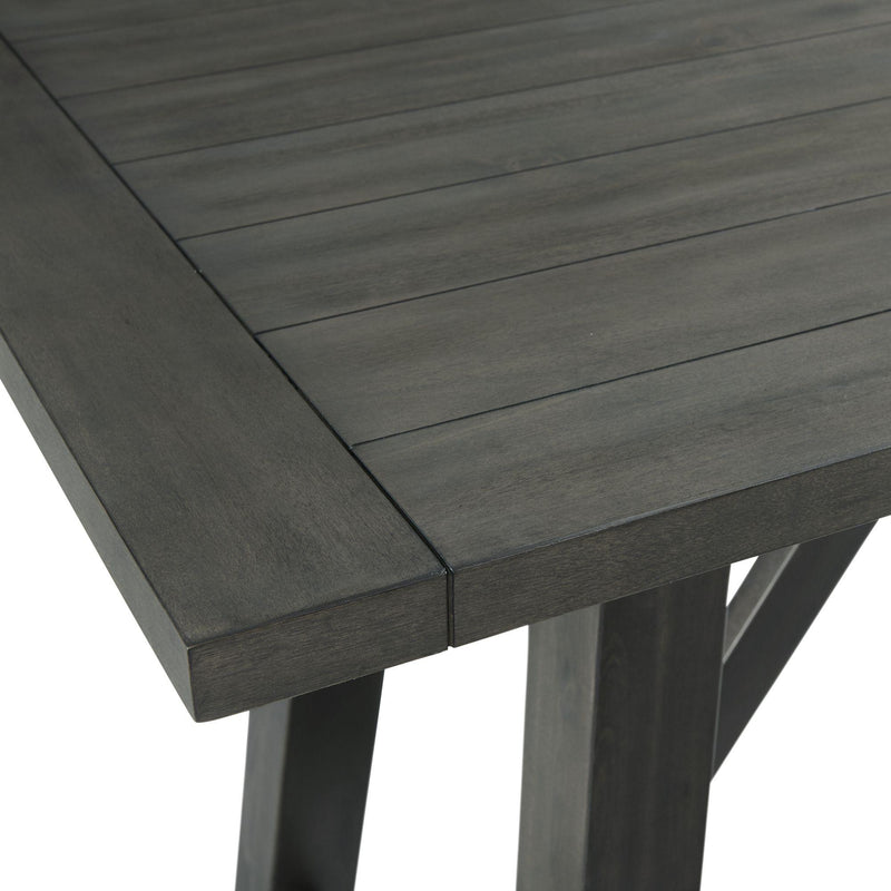  Elements International Renegade DRN3006CS 6 pc Counter Height Dining Set - Grey IMAGE 10