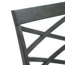  Elements International Renegade DRN3006CS 6 pc Counter Height Dining Set - Grey IMAGE 12