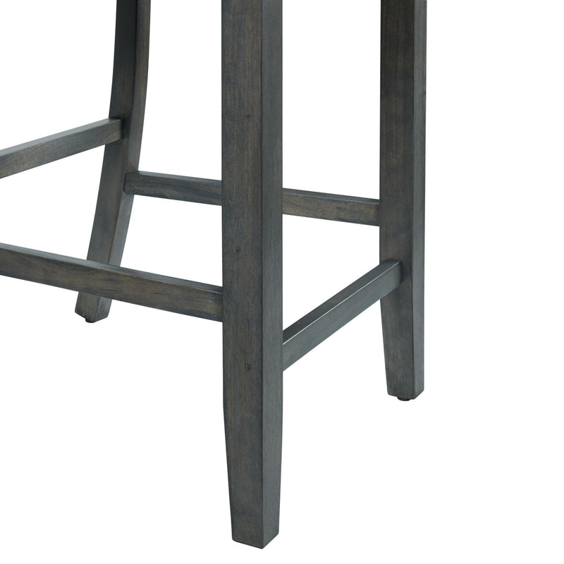  Elements International Renegade DRN3006CS 6 pc Counter Height Dining Set - Grey IMAGE 15