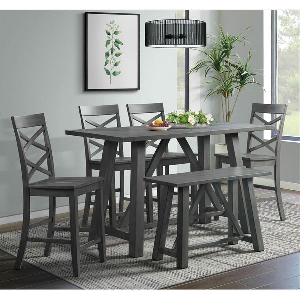 Elements International Renegade 6 pc Counter Height Dinette DRN3006CS IMAGE 1