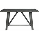  Elements International Renegade DRN3006CS 6 pc Counter Height Dining Set - Grey IMAGE 3