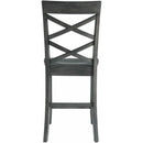  Elements International Renegade DRN3006CS 6 pc Counter Height Dining Set - Grey IMAGE 7