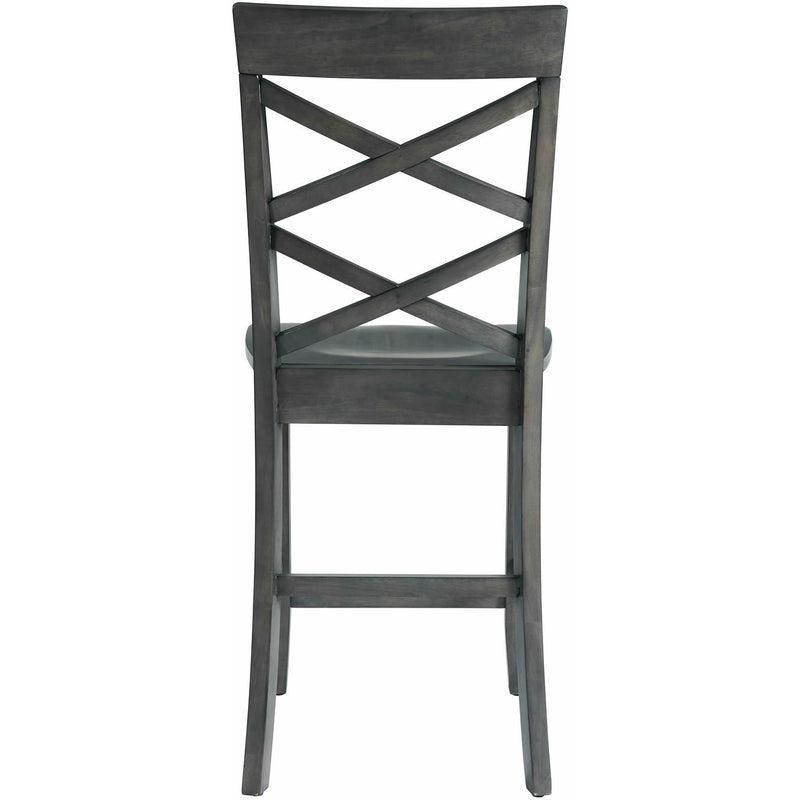  Elements International Renegade DRN3006CS 6 pc Counter Height Dining Set - Grey IMAGE 7