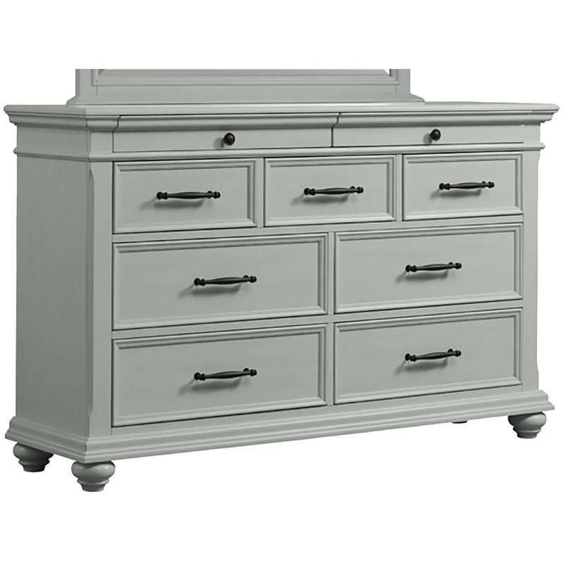 Elements International Slater SR300DR Dresser - Grey IMAGE 2