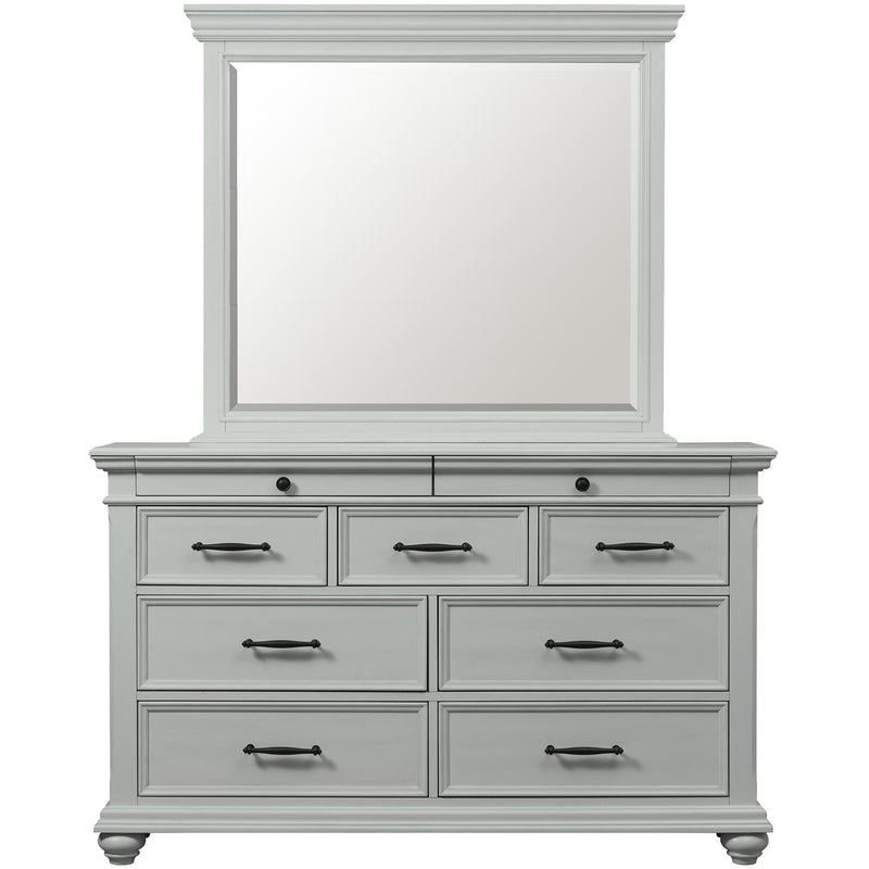 Elements International Slater SR300DR Dresser - Grey IMAGE 3