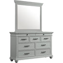 Elements International Slater SR300DR Dresser - Grey IMAGE 4