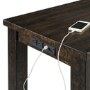 Elements International Stone TST100BTSP 4 pc Counter Height Dinette - Charcoal IMAGE 12