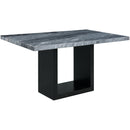 Elements International Valentino CVL400CTTB Counter Height Dining Table - Grey Marble IMAGE 1