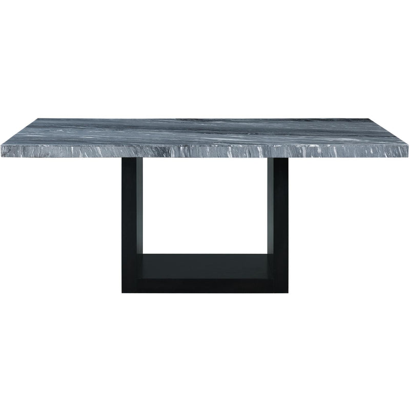 Elements International Valentino CVL400TTB Dining Table - Grey Marble IMAGE 2