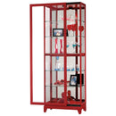 Howard Miller Luke V 680-630 Curio - Gloss Red IMAGE 2