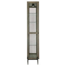 Howard Miller Ansel II 680-691 Curio Cabinet - Smoke Grey IMAGE 3