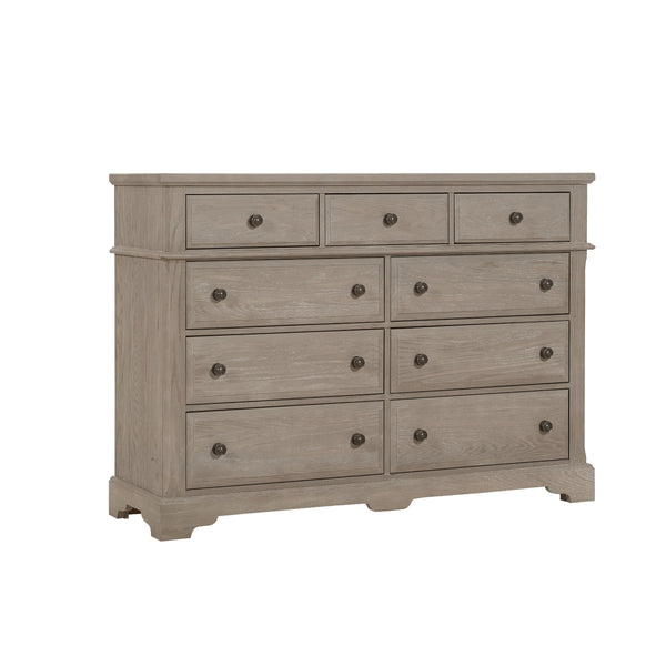 Artisan & Post Heritage 114-003 9 Drawer Bureau - Greystone IMAGE 1