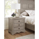 Artisan & Post Heritage 114-227 3 Drawer Night Stand - Greystone IMAGE 3