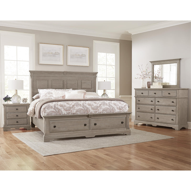 Artisan & Post Heritage 114-227 3 Drawer Night Stand - Greystone IMAGE 4