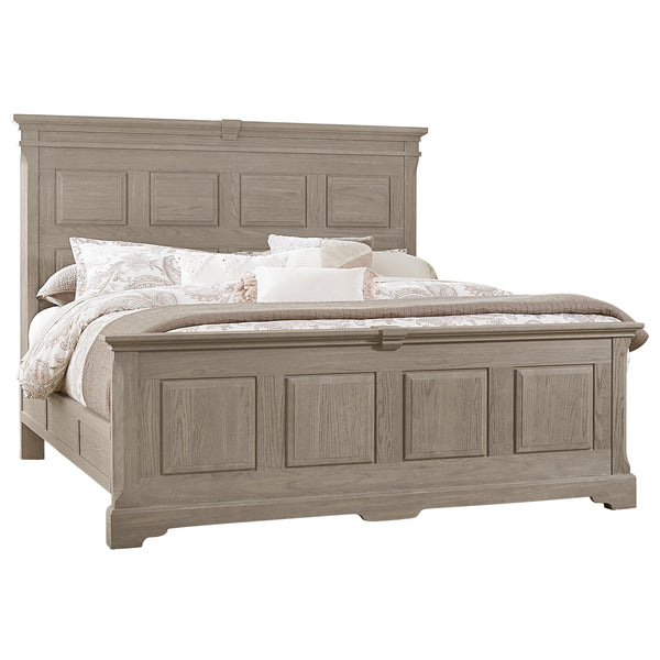 Artisan & Post Heritage 114 King Mansion Bed with Decorative Rails - Greystone IMAGE 1