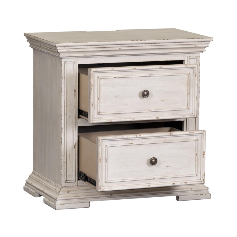 Liberty Furniture Industries Inc. Big Valley 361W-BR62 Bedside Chest w/ Charging Station IMAGE 4