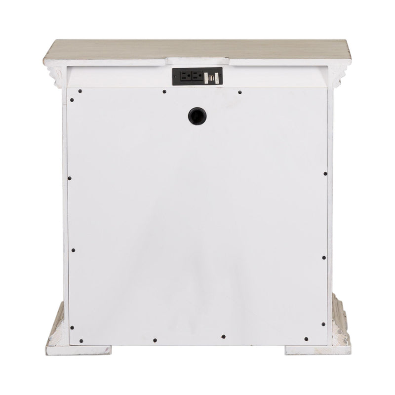 Liberty Furniture Industries Inc. Big Valley 361W-BR62 Bedside Chest w/ Charging Station IMAGE 6